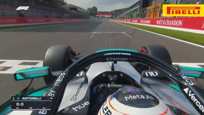La onboard de la pole de Antonelli en Spa vale más que mil palabras para criticar esta normativa.