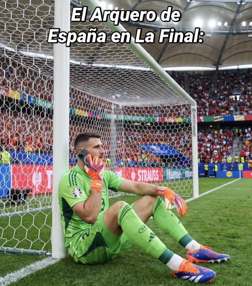 Una de las cosas que nos ha dejado la final son los memes de Unai Simón.