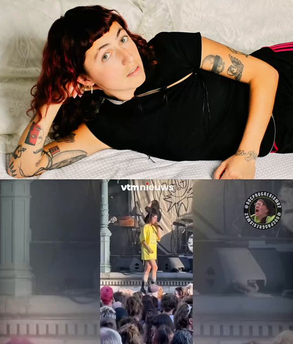 La cantante feminista Sophie Straat envió al fondo del público a todos los hombres blancos durante un show en Holanda.