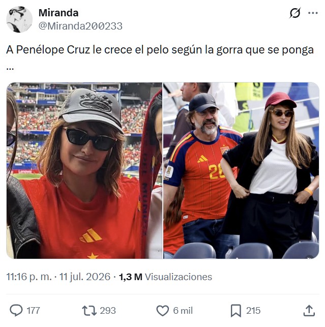 El pelo mágico de Penélope Cruz.