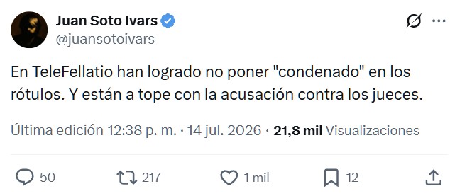 Condenan al hermano de Pdro Snchz a 9 años de inhabilitación.
