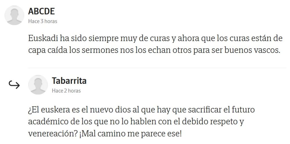 La milagrosa mejora de nivel en euskera de los alumnos vascos: pasan de 0 a 6,5, de 0,7 a 7,3 o de 1,55 a 8,9 en apenas cuatro semanas.