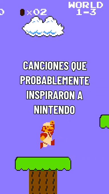 Canciones que probablemente inspiraron a Nintendo.