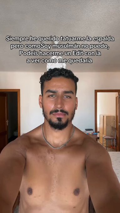 Pide gente que le haga un tatuaje con IA porque su religión no se lo permite.