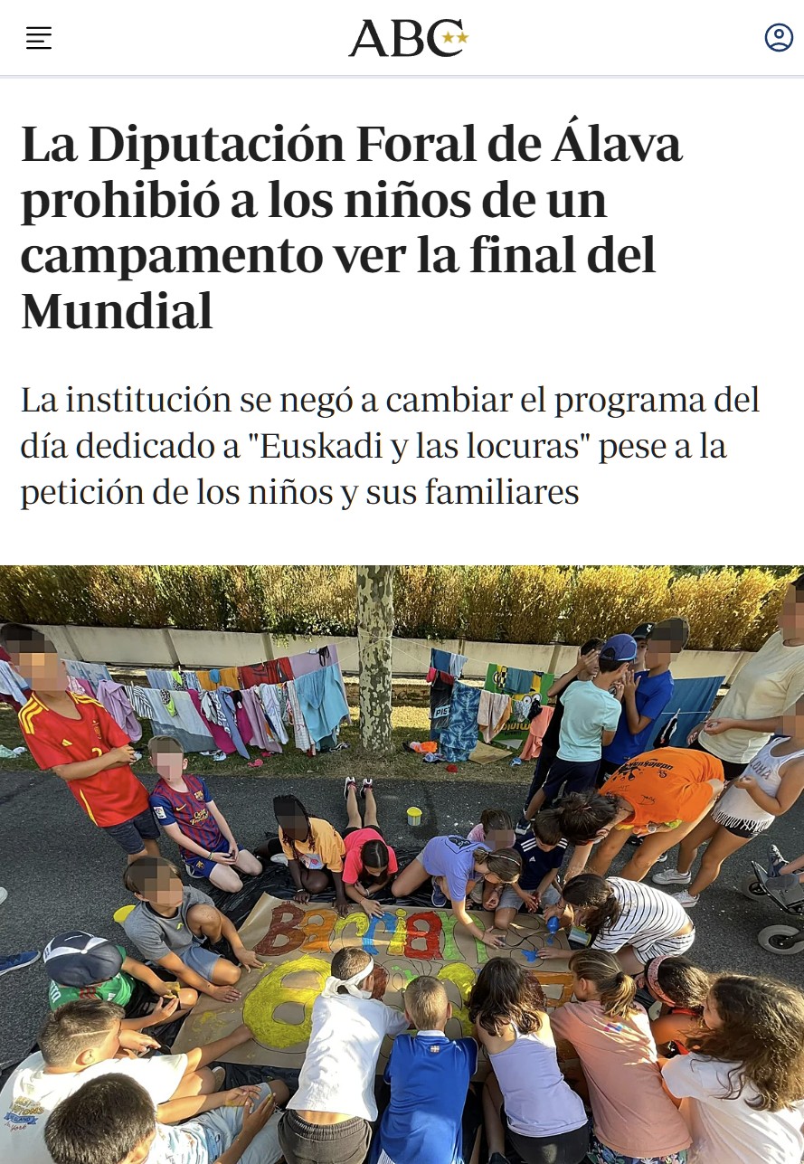 "Euskadi y las locuras"