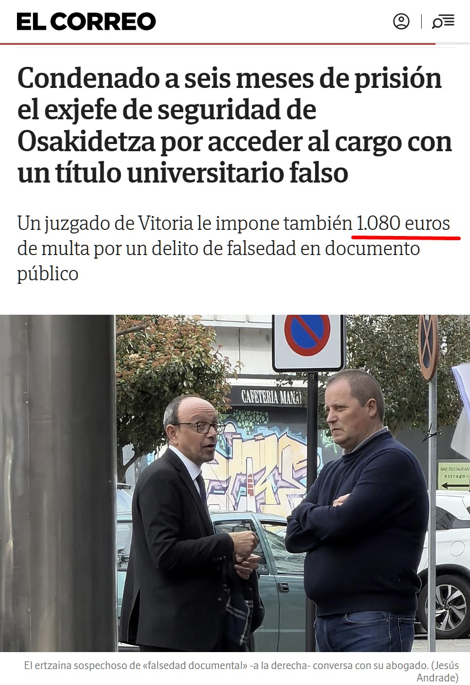 Le salió a cuenta falsificar su título universitario...