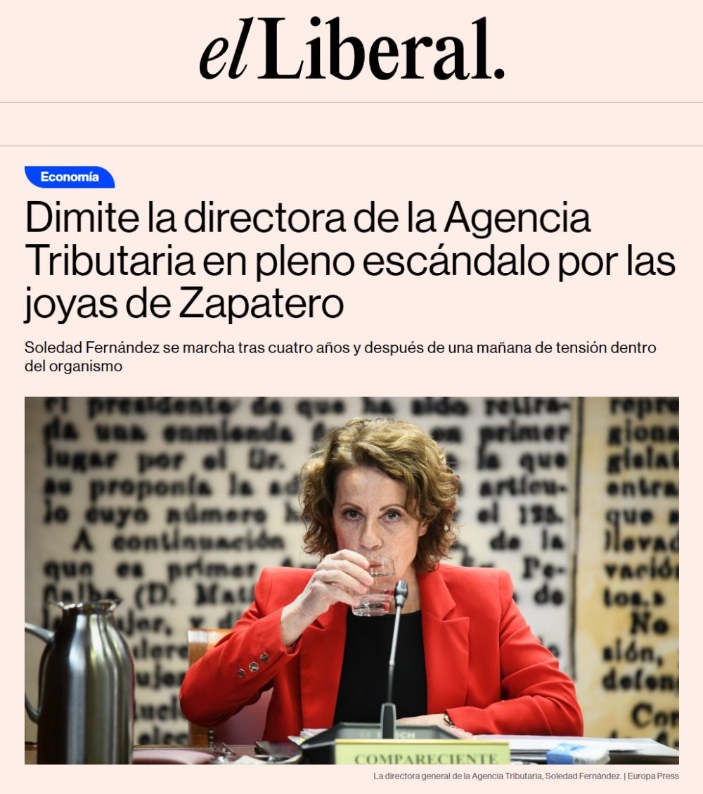 Dimite la directora de Hacienda.