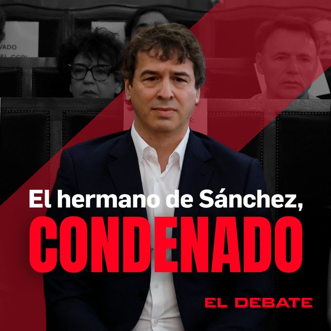 Pdro Snchz: "El tiempo pone las cosas en su sitio. Mi hermano y mi mujer son inocentes".