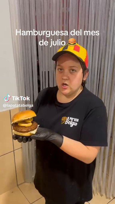 "La hamburguesa del mes de Julio"