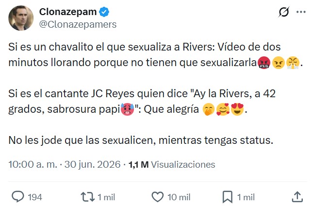 Feminismo de quita y pon: no es el qué, es el quién.