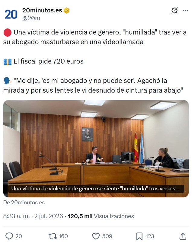 "El que tengo aquí colgado" se hace realidad.