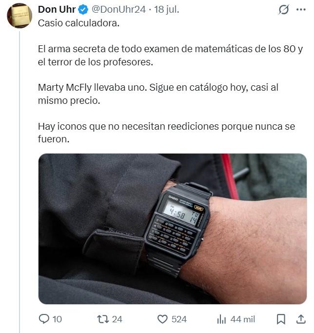 Entre 1980 y 2000, los japoneses decidieron que el reloj podía ser cualquier cosa: televisión, cámara, mando a distancia, tensiómetro, ordenador.