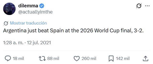Hay que anular esta predicción mostrándola antes de tiempo.