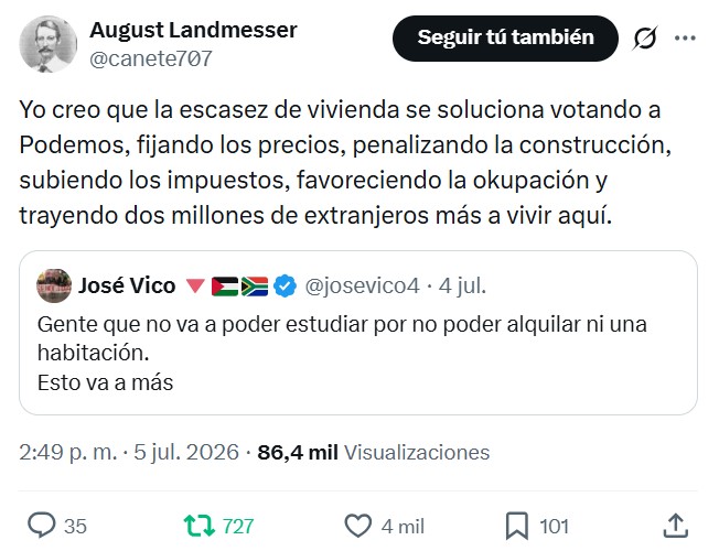 Gente que no va a poder estudiar por no poder alquilar ni una habitación.