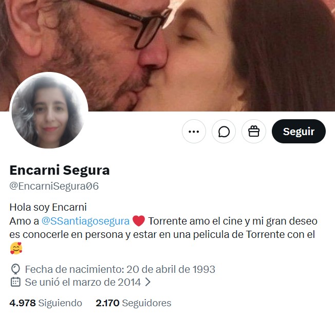 Os presento a Encarni "Segura". La mayor fan de Santiago Segura.