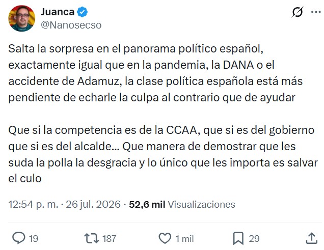 Que Juan es de Podemos se paga 1:1 en Bwin.