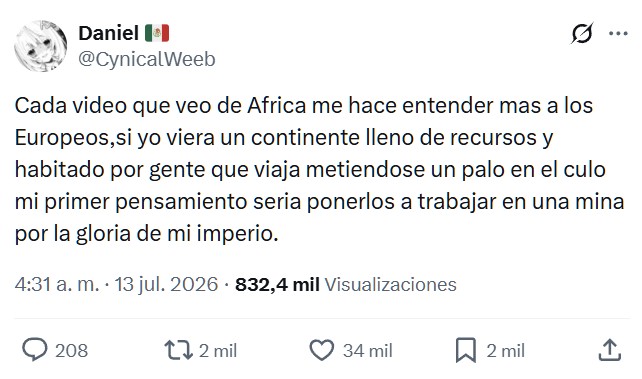 Poneos en el pellejo de los conquistadores ingleses y franceses...
