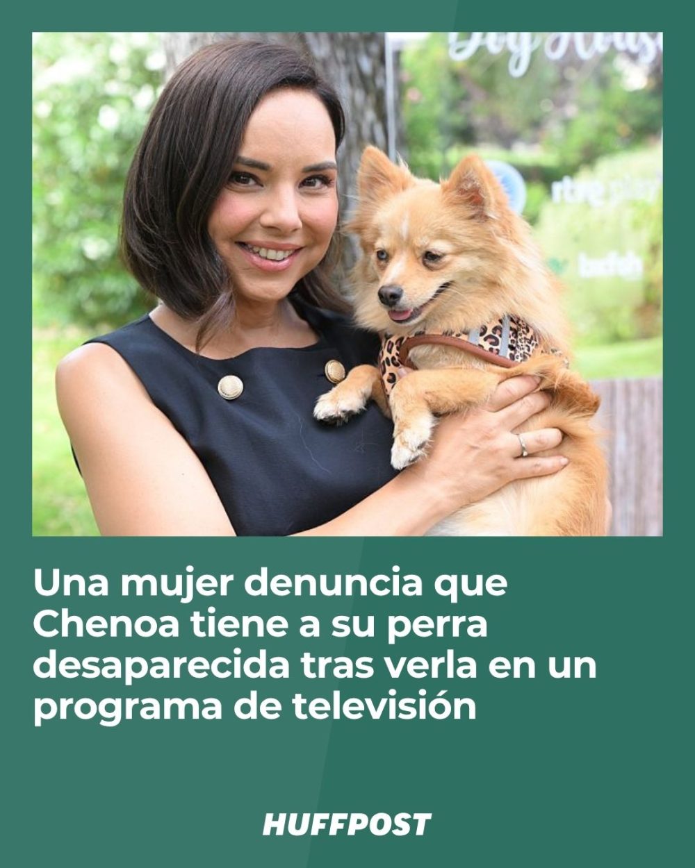Una mujer canaria ha denunciado que la Chenoa tiene a su perra Lola desaparecida en Tenerife hace dos años.