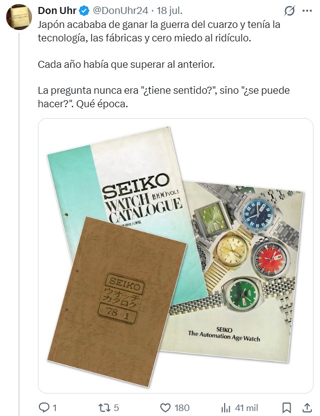 Entre 1980 y 2000, los japoneses decidieron que el reloj podía ser cualquier cosa: televisión, cámara, mando a distancia, tensiómetro, ordenador.