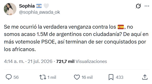 Los argentinos podrían vengarse de nosotros.