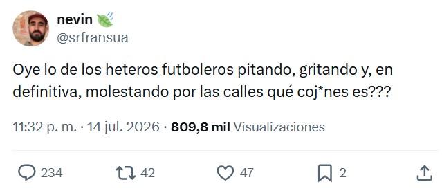Día del orgullo futbolero.
