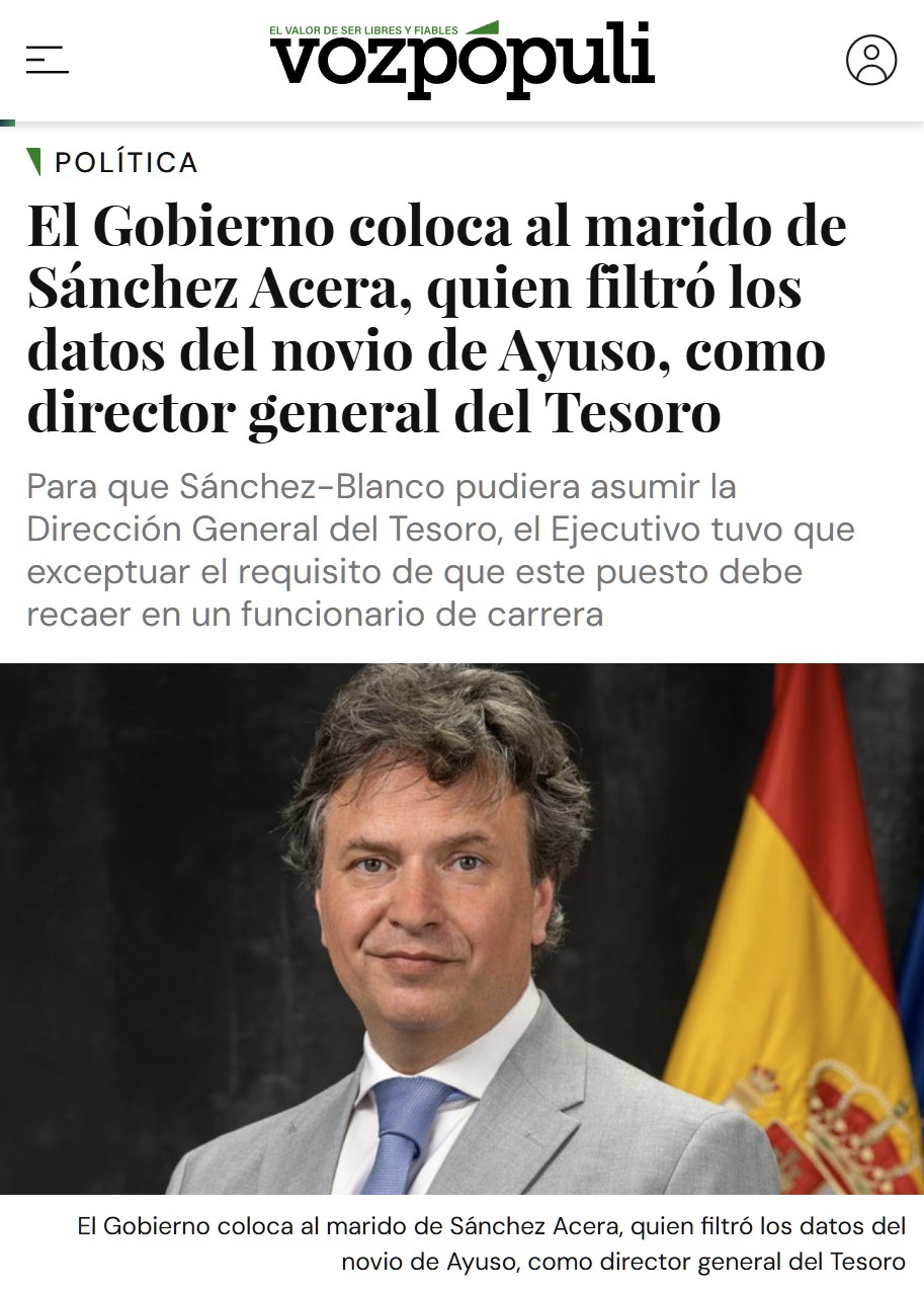 Vicente Vallés: "No podían meter a Laura Borrás en la amnistía, y Moncloa ha decretado indulto para que no entre en prisión. También ha indultado a Juan Fernández, alcalde socialista de Linares, condenado por malversación. Moncloa no ha informado de nada".