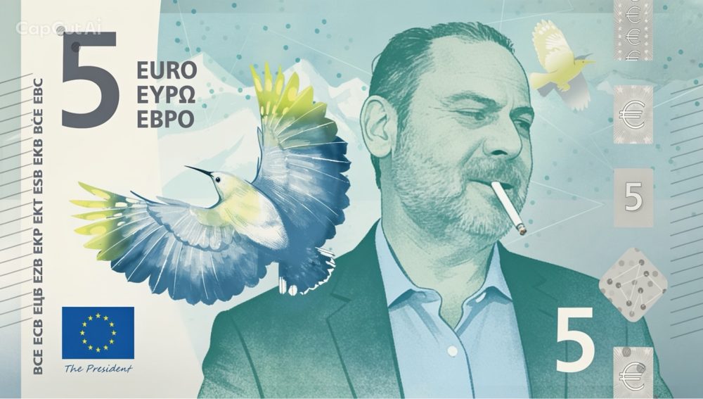 La cuenta de Nuevas Generaciones del PP en Barcelona ha publicado esta propuesta de nuevos billetes de Euro.
