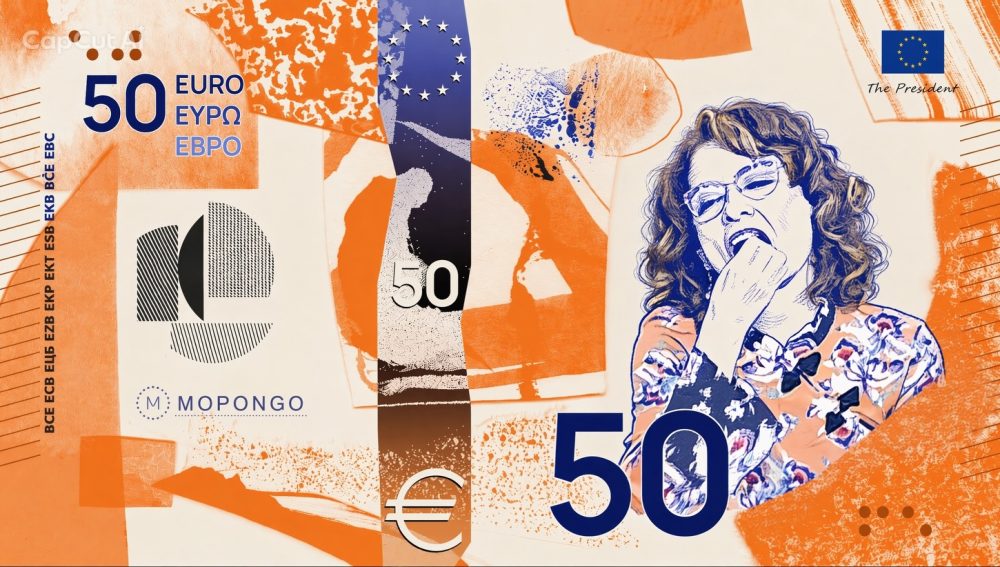 La cuenta de Nuevas Generaciones del PP en Barcelona ha publicado esta propuesta de nuevos billetes de Euro.