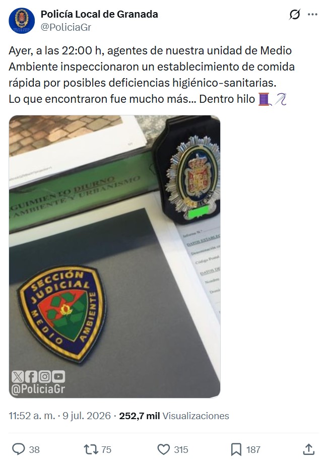 Esto es todo lo que se encontraron en el kebab infernal clausurado en Granada.