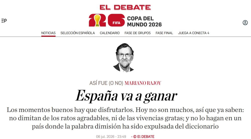Perdimos a un Rajoy presidente, pero ganamos a un Rajoy analista deportivo.