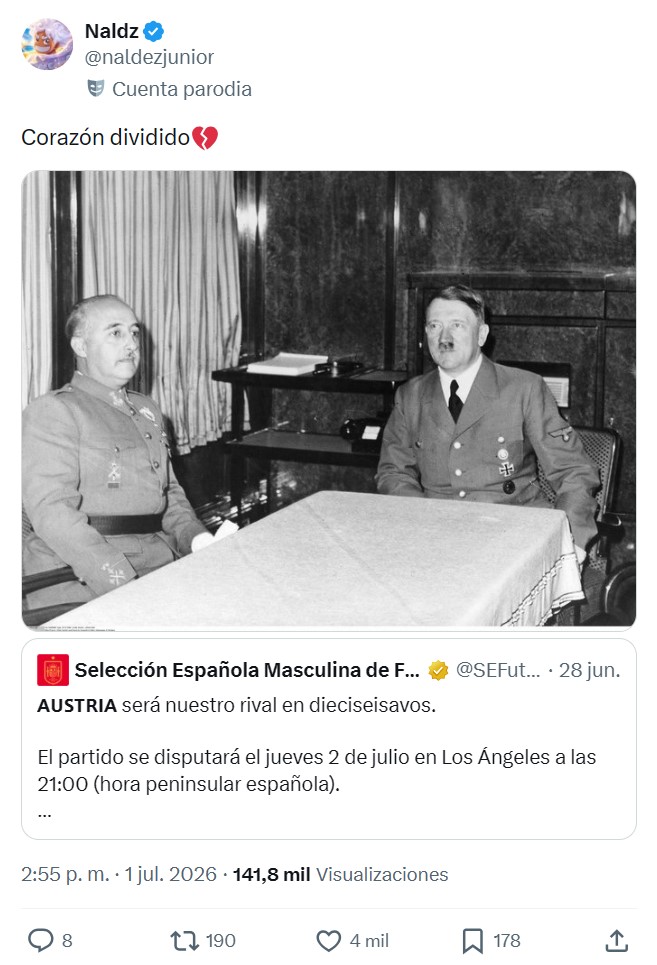 ¿Qué mejor sitio para ver el partido de España que la sede de Falange Valladolid?