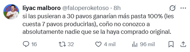 Fabricaremos camisetas por 3 euros y las venderemos por 120... ¿Qué podría salir mal?