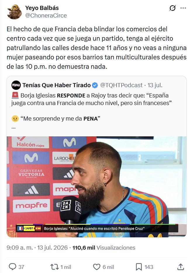Se habla mucho de los barrios MULTIculturales, pero en realidad el problema es que muchos de ellos son MONOculturales.