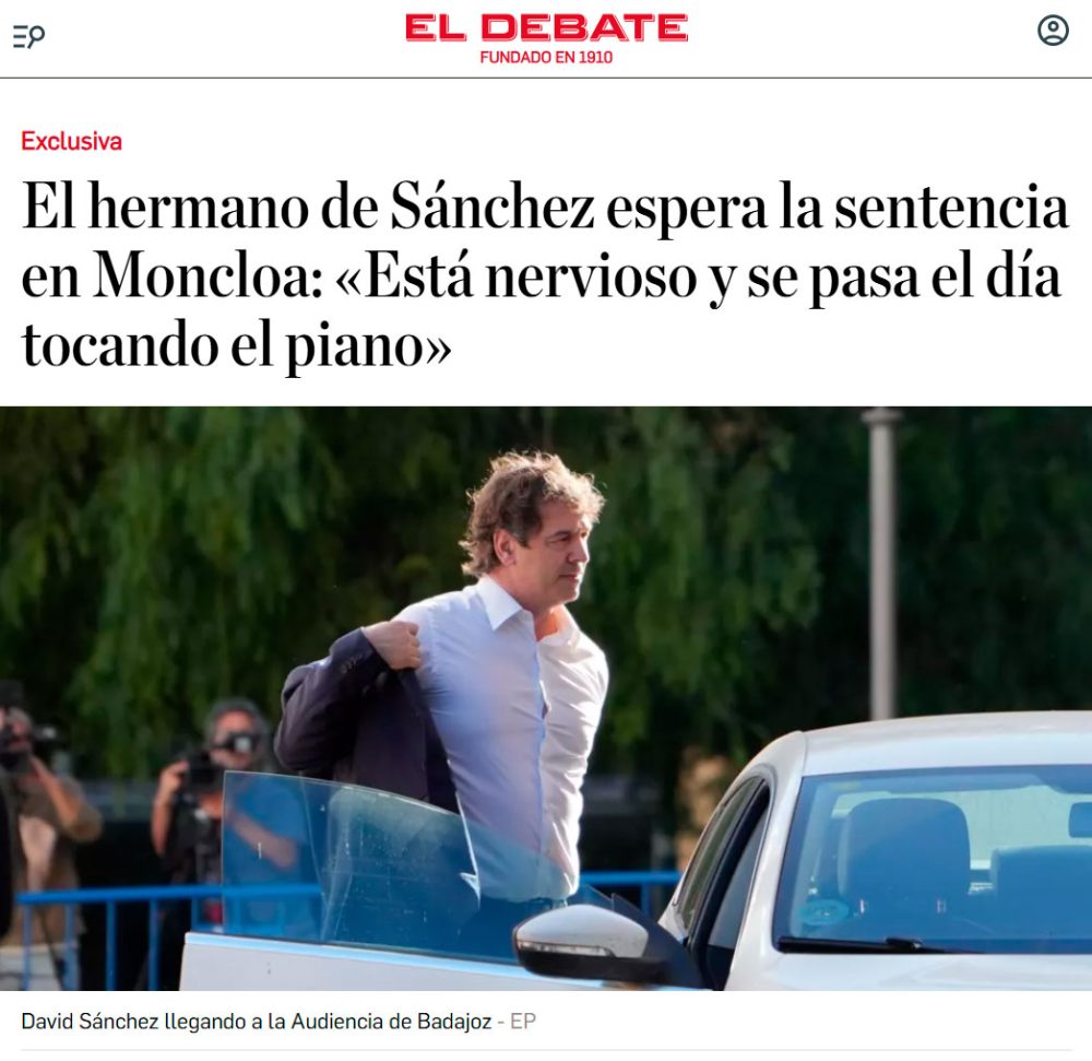 La danza de las chirimoyas resonando en Moncloa como preludio a la sentencia.