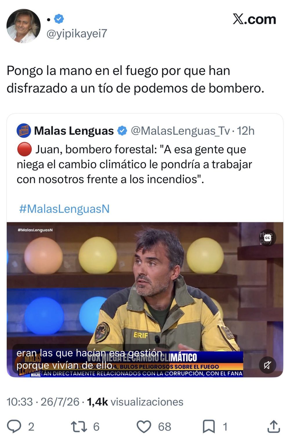 Que Juan es de Podemos se paga 1:1 en Bwin.