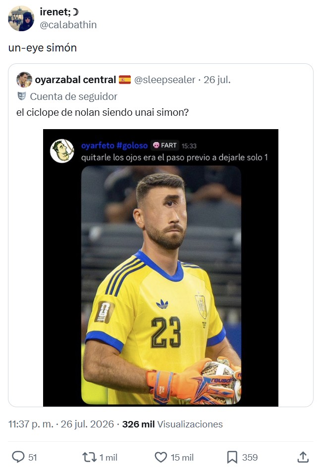 Al sobre.