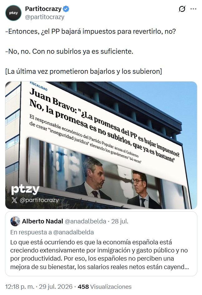 La alternativa a unos mentirosos ladrones es...