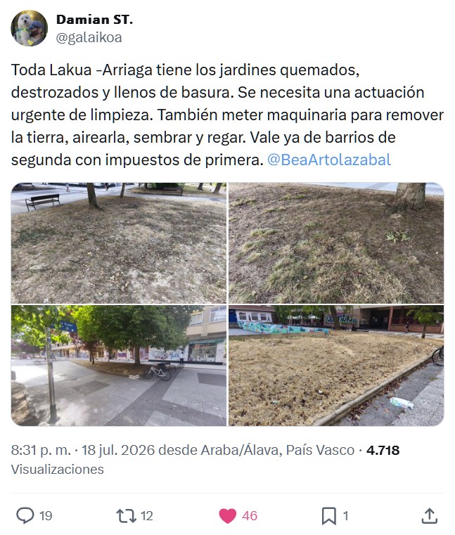 Un vecino de Mataró ha sido multado con 1.800 € por el ayuntamiento por haber plantado árboles y arreglado los bancos de la ciudad.