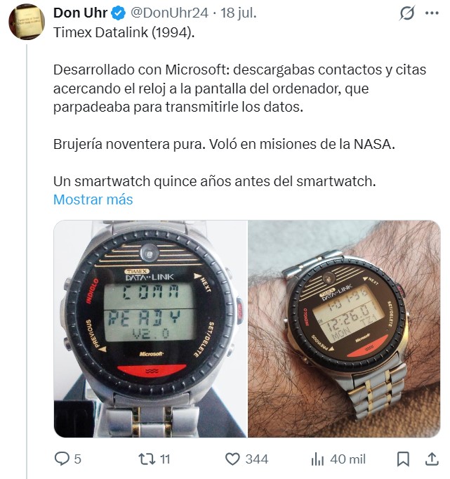 Entre 1980 y 2000, los japoneses decidieron que el reloj podía ser cualquier cosa: televisión, cámara, mando a distancia, tensiómetro, ordenador.