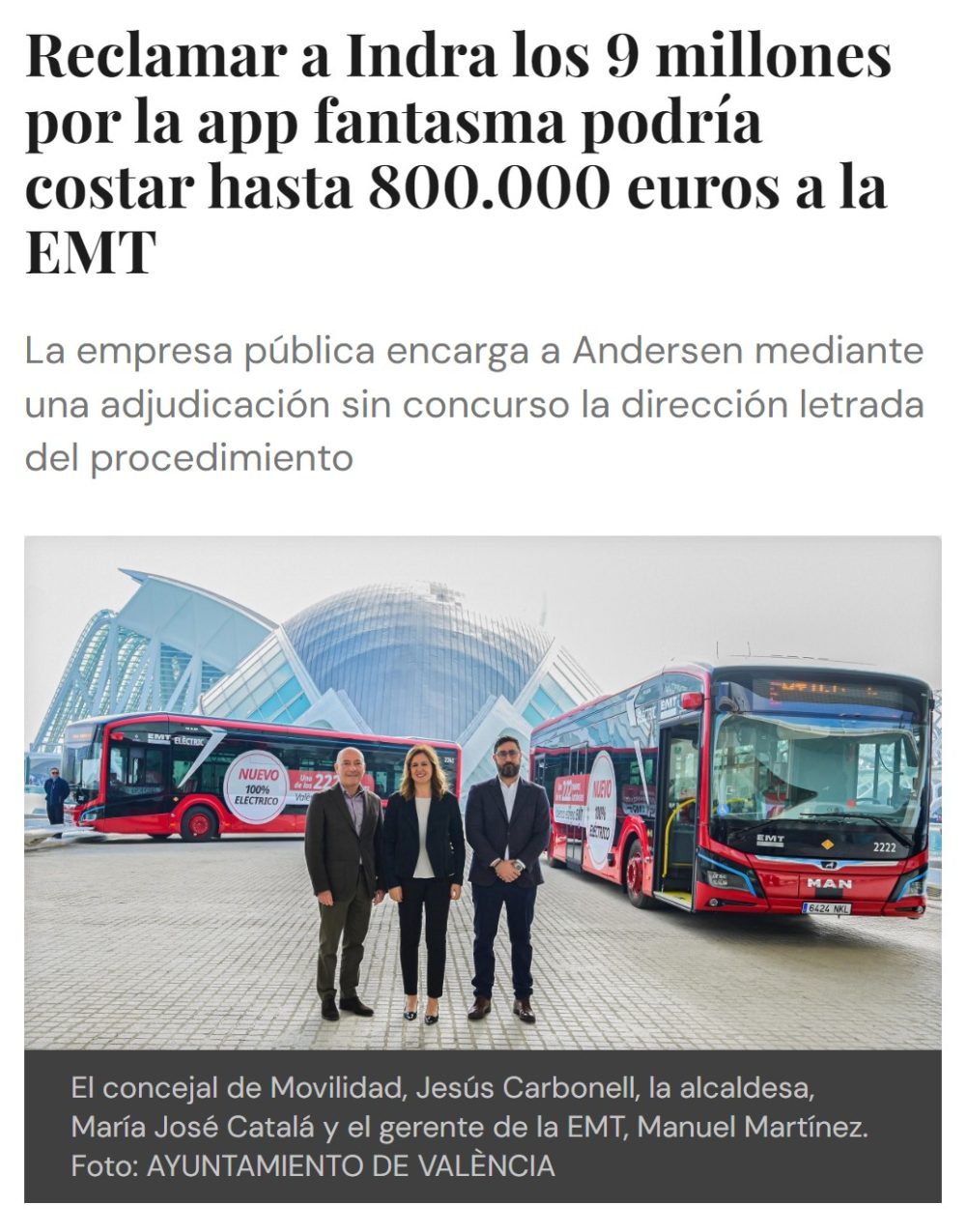 1- Se adjudica un proyecto a INDRA para hacer una app.
