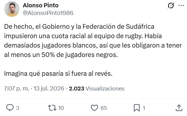 ¿Indignación unidireccional?