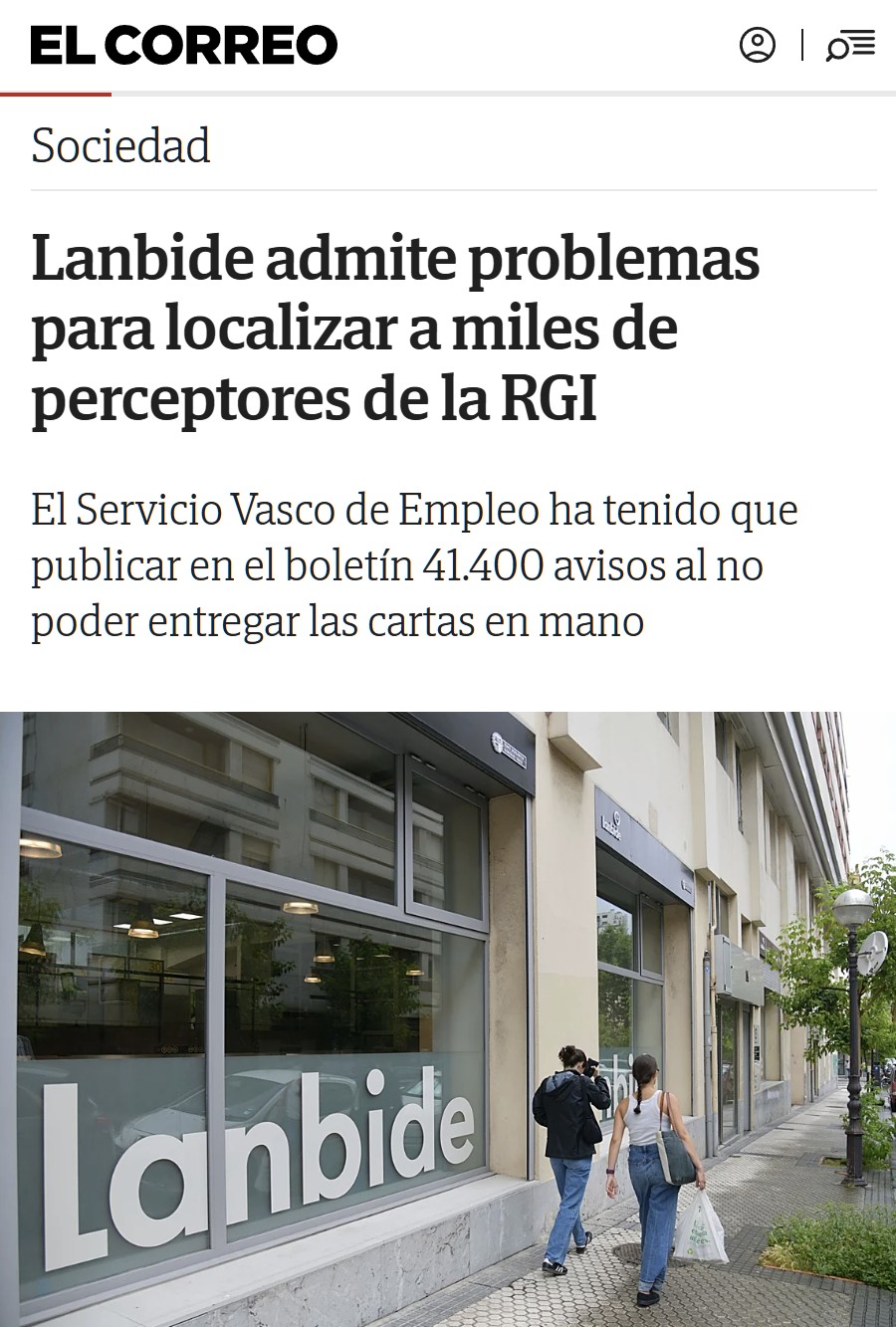 Dicho por un amigo policía poli: "Si quitamos la RGI, acabamos con casi todo el problema".
