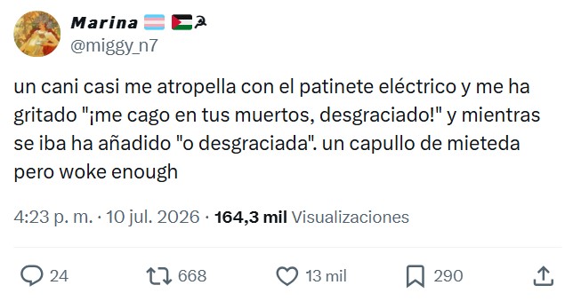 Un cani comprometido con el colectivo.