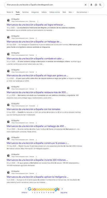El Español y su curiosa admiración por Marruecos.