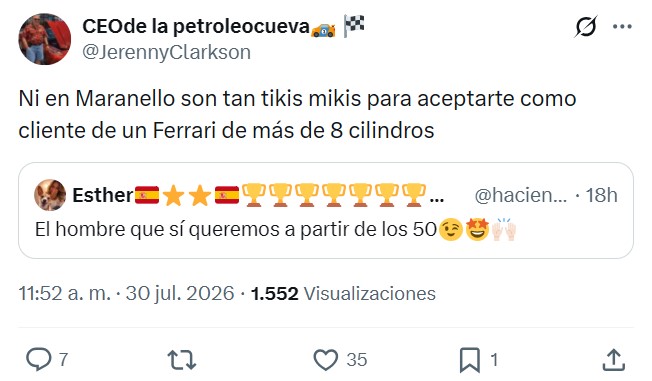 "El hombre que sí queremos a partir de los 50".
