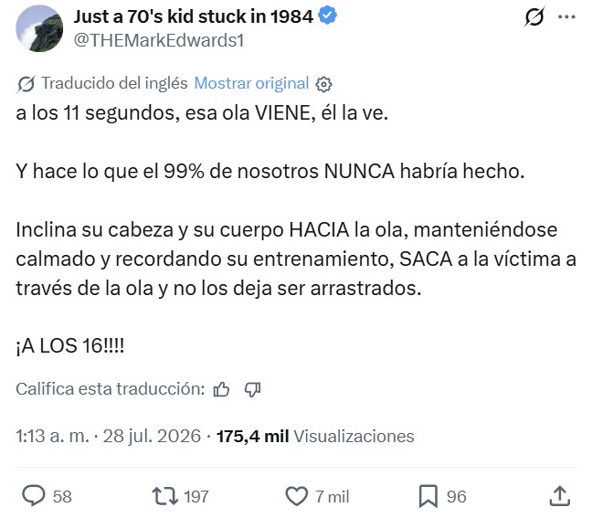 Donald Trump se compromete a entregarle el más alto honor civil a un socorrista de 16 años que, muy profesionalmente, salvó a un chaval de una resaca infernal.
