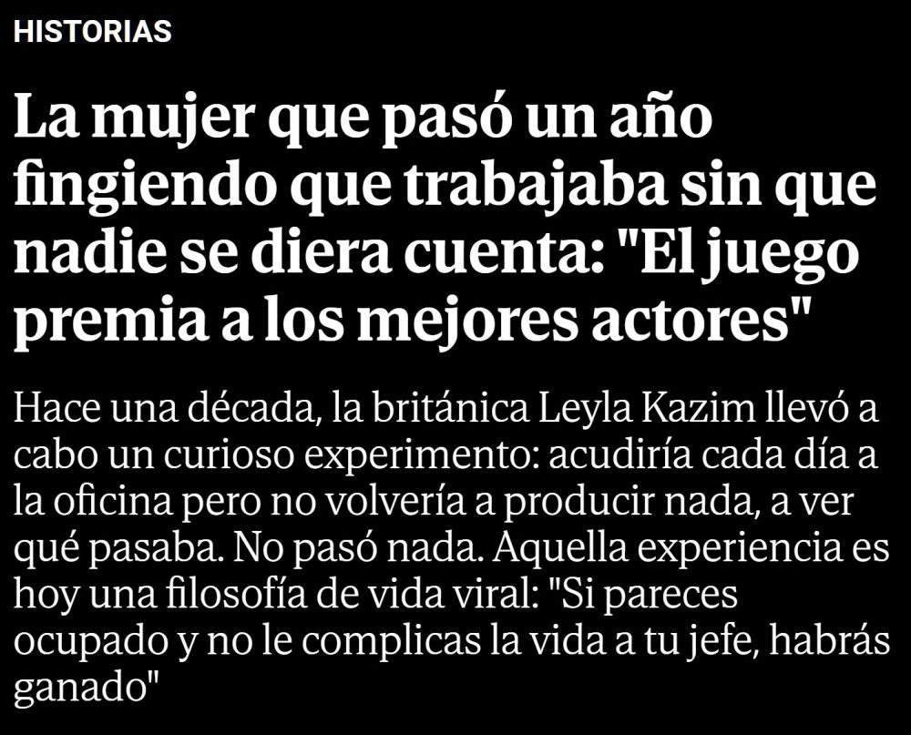 Una mujer estuvo un año entero fingiendo que trabajaba.