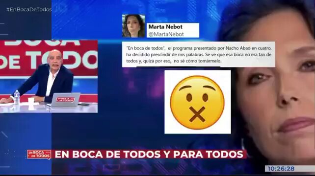 Nacho Abad humilla a Marta Nebot en directo mostrando la verdadera razón por la que la han despedido.