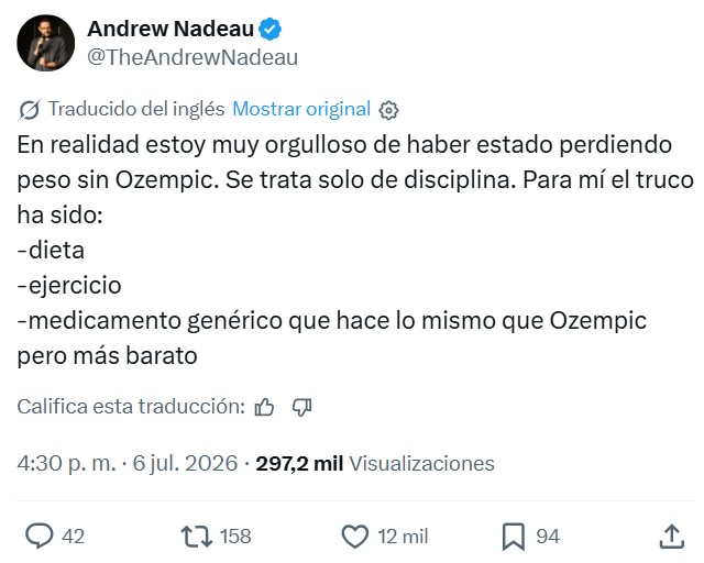 Adelgazar sin Ozempic es posible.