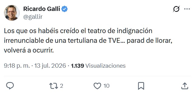 Jesús Cintora y Marta Gómez Montero hacen las paces después de que ella decida volver a TVE para seguir cobrando, y tras decir que el propagandista socialista la humillaba.